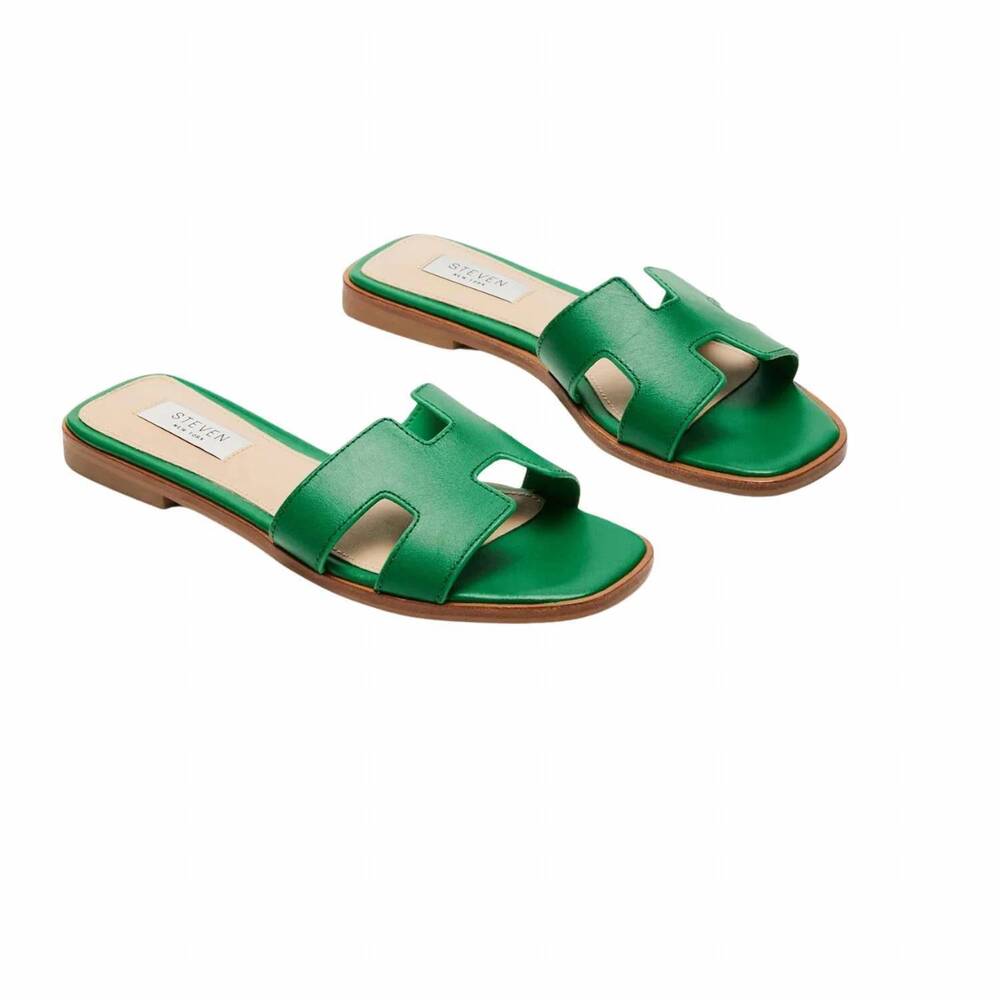 NEW STEVE MADDEN women's hadyn sandal in green